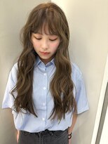 ブリーチなし　オリーブ
