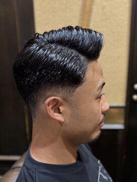 ヒロギンザバーバーショップ 大宮店(HIRO GINZA BARBER SHOP) ローフェード7:3/バーバースタイル/大宮/メンズカット/与野