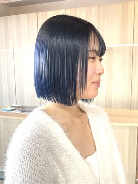 ラヴィエール(LAVIERE by R-EVOLUT) ネイビーブルー/タッセルボブ【柏・柏駅】