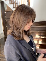 オンカン(onkan)&nbsp;透明感カラー/ミディアムボブ/髪質改善