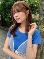 AUBE HAIR charm　福岡柳川店【オーブ ヘアーチャーム】&nbsp;20代・30代_顔周り小顔カット_ミディアム