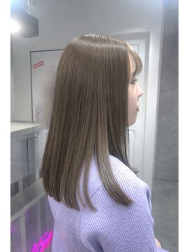 ザナドゥ 巣鴨店(Xanadu) ブリーチなし　グレージュカラー