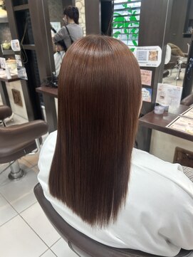 クリック 鎌取店 柔らか艶ベージュ