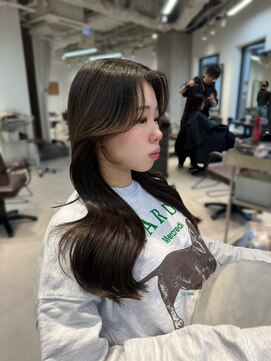 ザシェノンウメダ(THA CHAINON UMEDA) 着物ヘア/大人ガーリー/ダークアッシュ/似合わせカット/心斎橋