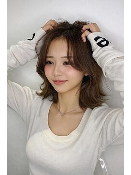 ボンズサロン 麻布十番 パティオ通り店(BONDZSALON) 髪質改善カラー×ミディアムボブ【麻布十番駅/六本木】