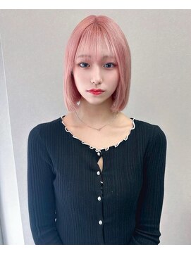 モアムー(Moremuu) ピンクカラー/ブリーチカラー