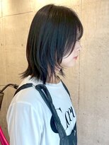 ロッカヘアエジェ(ROCCA hair eje.)&nbsp;暗めカラー透明感ネオウルフ×シアーブラック