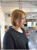 切りっぱなしボブ