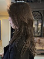 ノラ ヘアーサロン(NORA HAIR SALON) ブリーチなしダブルカラーオリーブブラウンオリーブベージュ