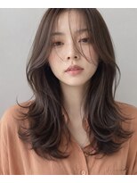 キース ヘアアンドメイク 恵比寿(kith. hair&make)&nbsp;韓国ヘア 韓国巻き レイヤーカット ブリーチなしカラー 赤み消し
