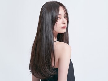 ニーフ 恵比寿(neaf)の写真/アルカリゼロのストレートパーマで、ダメージレスなうる艶ストレートに*手触りも柔らか…*