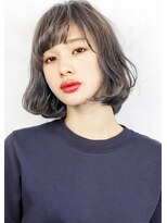 ヘアサロン ガリカ 表参道(hair salon Gallica) 『 グレージュ  ×  毛束感 』外国人風 小顔切りっぱなしボブ ☆