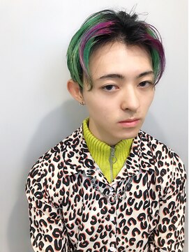 ヴィレッタ(VIRETTA) センターパート×カラーバター