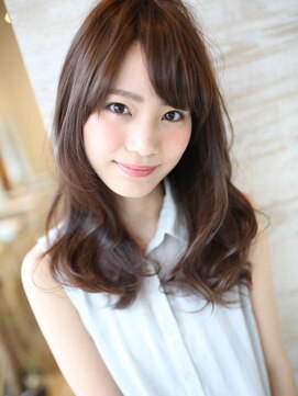 アグ ヘアー ホーリー 新発田店(Agu hair holy) ~モテウェーブ~斜めバングスタイル☆