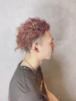 ヘアサロンエムフィス 池袋東口(HAIR SALON M Fe's)&nbsp;外ハネボブ/アッシュブラウン/ネオウルフ/デザインカラー