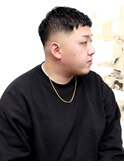 七三オールバックツイストパーマかき上げヘアコンマヘア61