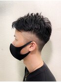 フェード刈り上げ×ショート