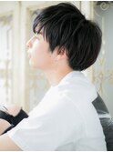 *mod's姪浜*…チャコールグレーくせ毛風スマートマッシュe