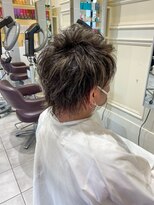 アヴァンス 天王寺店(AVANCE.)&nbsp;MEN'S HAIR ウルフアップバング×ハイライト