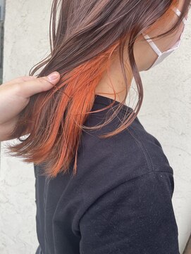 ベイス アワジ(BASE) オレンジインナーカラー