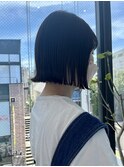 外はねボブ　ボブ　切りっぱなしボブ