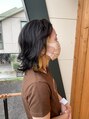 リルグリーン(Lil green) インナーカラーもパキッとカラーで☆