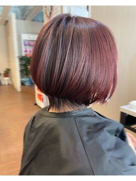 アンラヴェスト(AN LOVEST mashup hs) モーブレッドショート/横顔美人