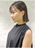 耳掛け切りっぱなしボブ