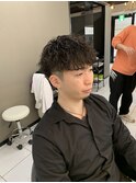 波巻きパーマ波巻きスパイラルパーマショートスタイルメンズ