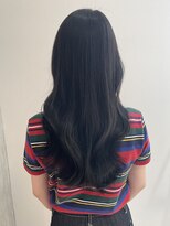 ヨーク(YOKE)&nbsp;【 YOKE 】ロングレイヤーゆるふわブルーグレージュ艶髪