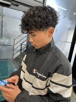 スレイ 西宮(SLAY)&nbsp;前下がりマッシュ×プードルパーマ 【増田　司】