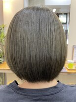 キャラシャローネ お台場(CharaChalone)&nbsp;ワンレンボブ／オリーブグリーン