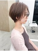 束感と動きのあるショート