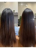髪質改善ストレート