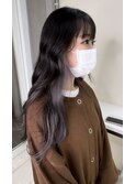 結んで隠せるインナーカラー