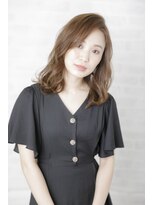 ルルディ バイ アフロディーテ銀座(luludi by APHRODITE)&nbsp;デザインカラー/レイヤーカット/オリーブベージュ/銀座