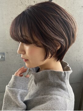 アンツ サザンリゾート 茅ヶ崎店(ANT'S Southern Resort) デザインカラー/レイヤーカット/ウェットヘア/オリーブベージュ