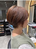 黒髪ボブルフネビージュ小顔ワンレンスペインカール大宮