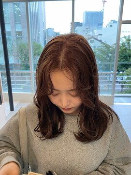 ローレンアオ(LOREN AO) ブラウン/オレンジブラウン/ナチュラル/セミディ