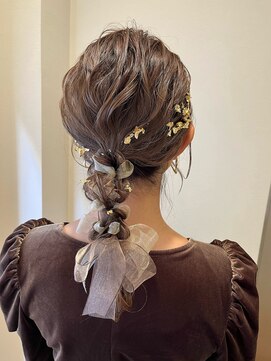 ラッド(Rad) ふわふわリボン編みおろしアレンジ.