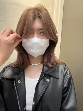 天神美容室 【KASUMI天神美容室】ハイトーン×海外レイヤー