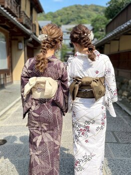夢京都 高台寺店の写真/【京都/祇園】特別な日の着付け・ヘアセットお任せ♪スタッフ全員がプロの着付師＆セットサロン経験者
