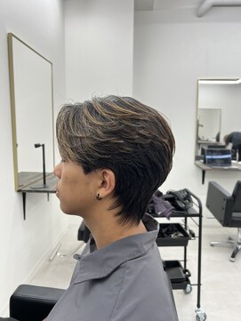 ステージ(STAGE) ダウンパーマ ニュアンスパーマ センターパート