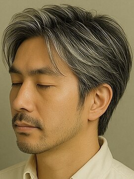 バース 梅田中崎町店(BIRTH) メンズハイライトバレイヤージュメッシュ