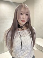 ペレ アネックス 大阪梅田茶屋町店(PELE ANNEX)&nbsp;くびれヘア/アプリコットオレンジ/ハイライトカラー/梅田