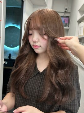 ペレ 渋谷(PELE) ミディアムヘア/暗めカラー/グランマッシュ/渋谷