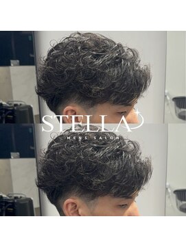 ステラ(STELLA) ニュアンスパーマ/メンズカット/メンズサロン/眉毛カット/メンズ