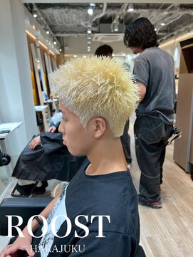 ルースト 原宿店(ROOST) MEN’S HAIR/波巻ツイストスパイラル/フェザーパーマ/原宿