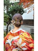 ウェディング和装打掛けヘアメイク