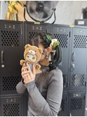 ライブ前ヘアセット/サイドテール/推しカラー